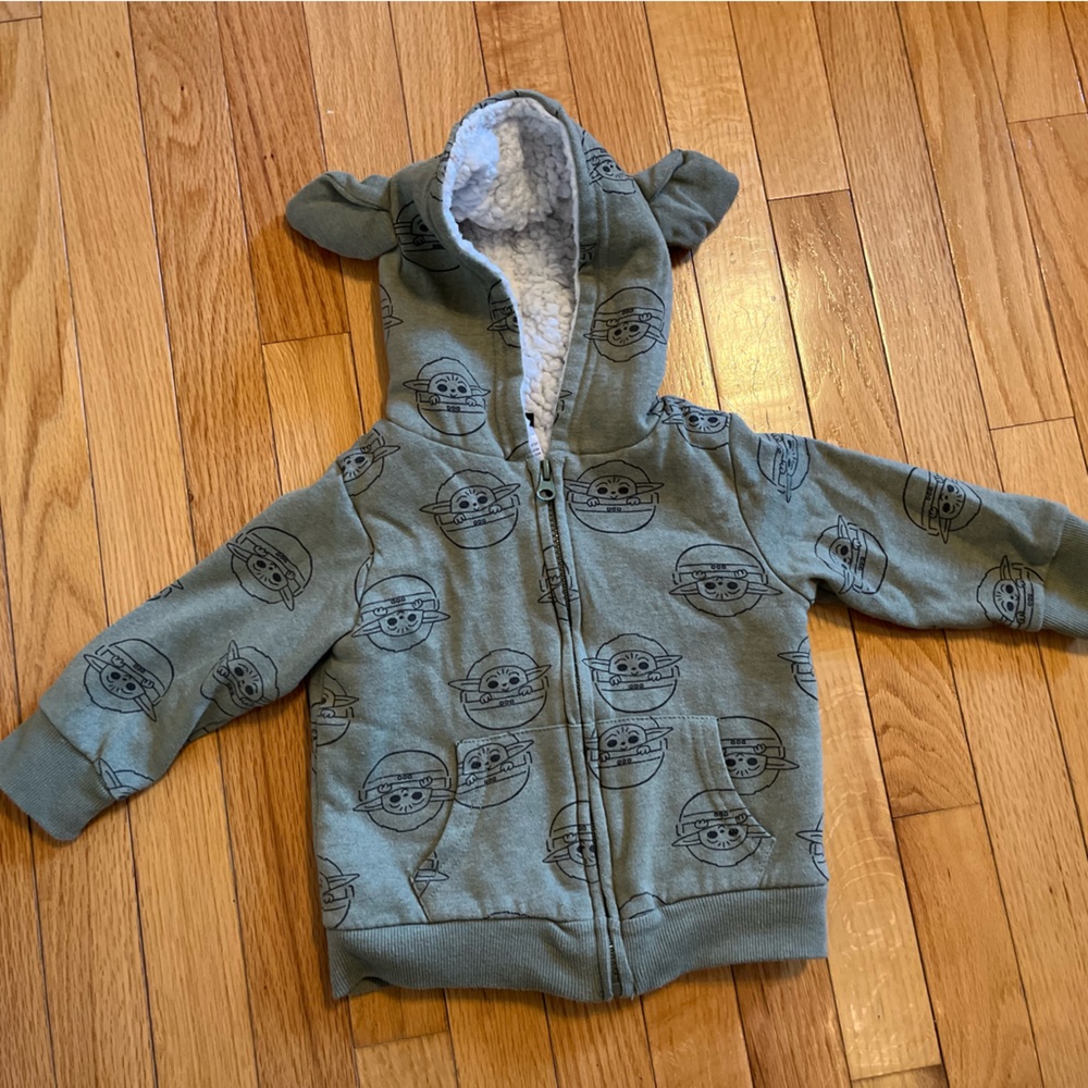 Star Wars The Child Fleece-lined Zip-up Hoodie